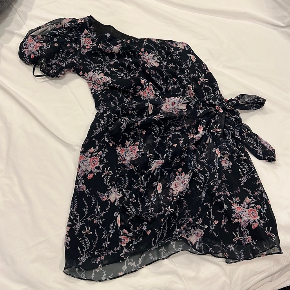 LoveShackFancy One Shoulder Dress